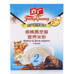 方广核桃黑芝麻营养米粉 不止于零食的健康选择